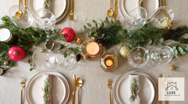 Top 30 Christmas Table Setting Ideas