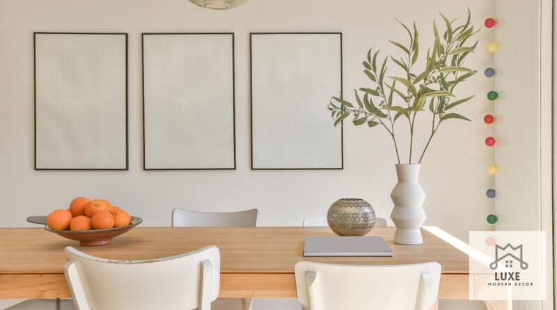 Top 38 Ideas for Modern Dining Room Wall Decor